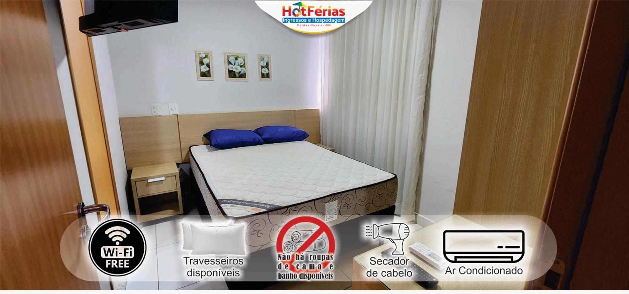 Everest Flat Service, Prox Water Park, Clube Prive, Riviera, Boulevard - Hotferias Caldas Novas