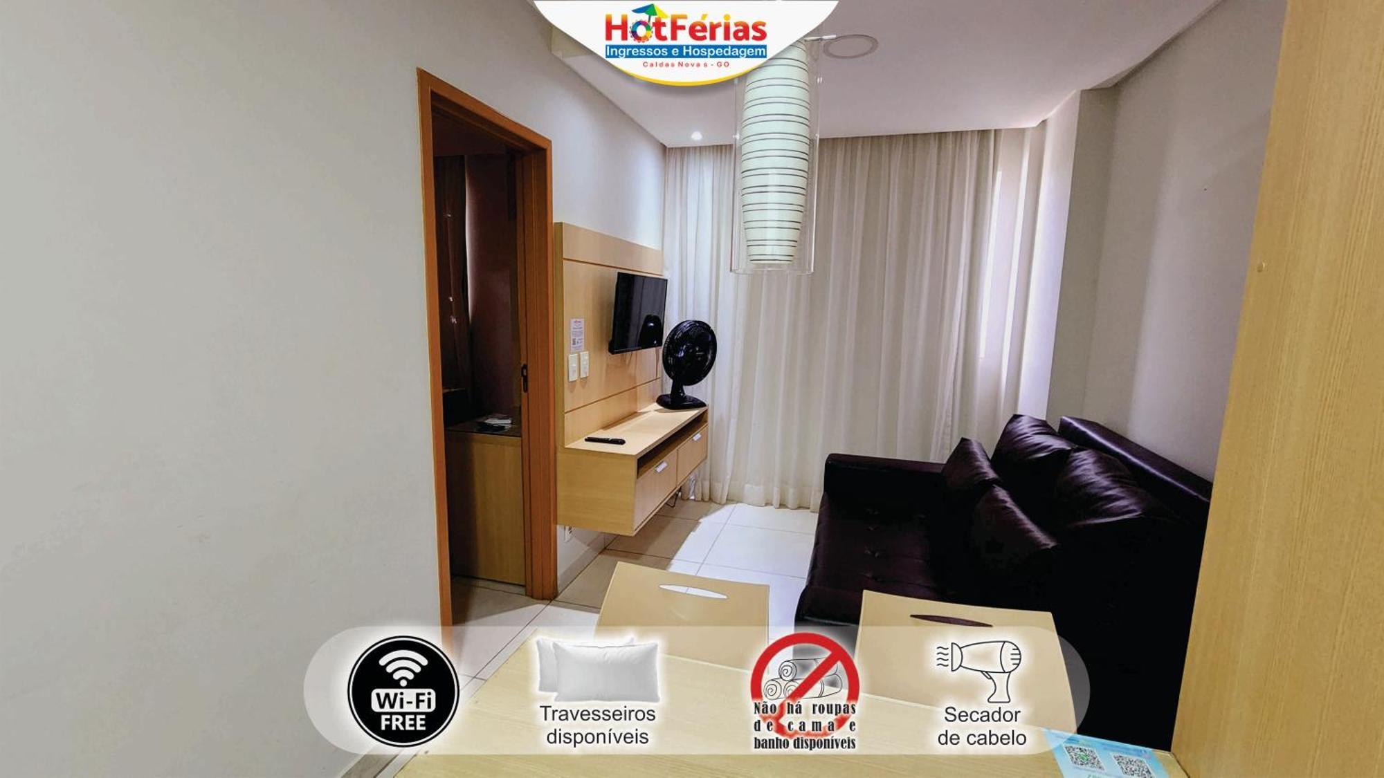 Everest Flat Service, Prox Water Park, Clube Prive, Riviera, Boulevard - Hotferias Apartamento
