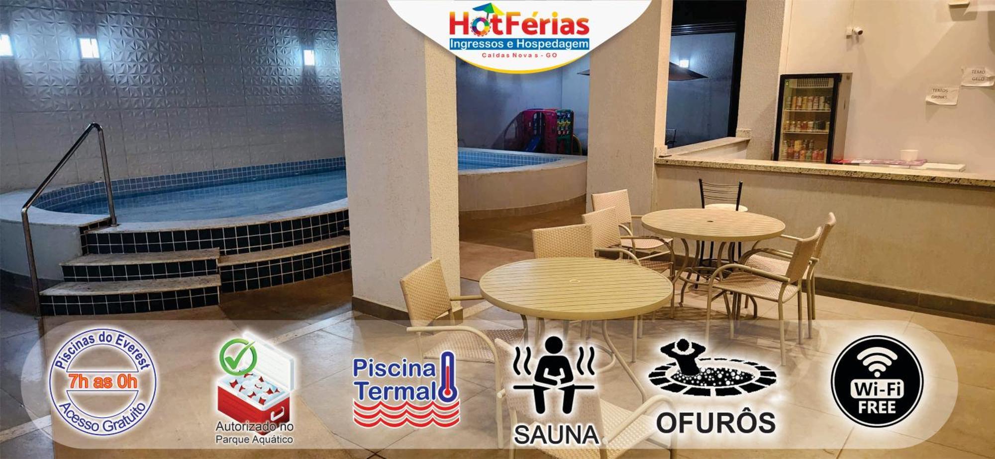 Apartamento Everest Flat Service, Prox Water Park, Clube Prive, Riviera, Boulevard - Hotferias