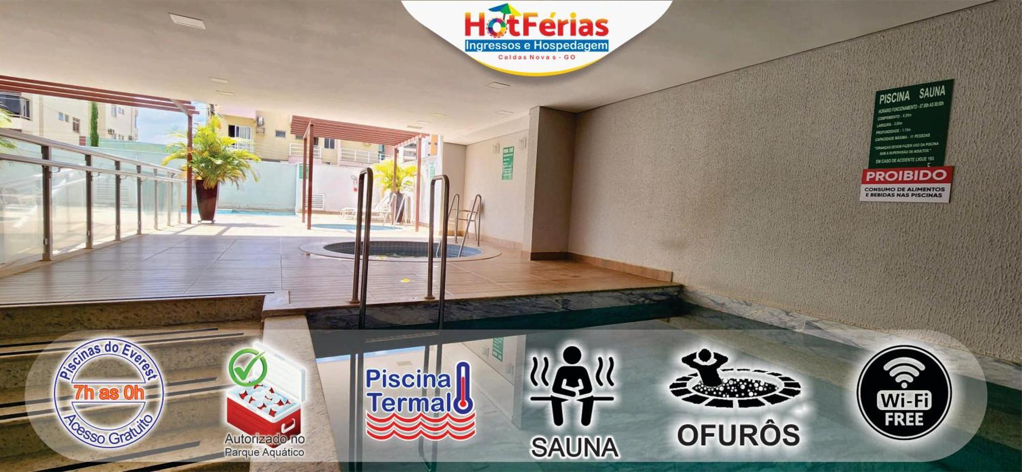Everest Flat Service, Prox Water Park, Clube Prive, Riviera, Boulevard - Hotferias Apartamento